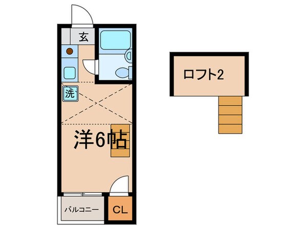 コ－ジ－ハウスの物件間取画像